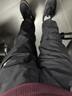 骆驼冲锋裤男抓绒内胆三合一秋冬防风防水保暖户外登山滑雪工装裤 A13CAF0045B，幻影黑，男 【抓绒胆】 M 实拍图