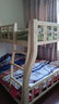 筱环【送货上门包安装】上下床儿童实木床上下铺双层小孩高低子母床 单梯款+床垫+书架 上铺宽140下铺宽160-全实木 实拍图