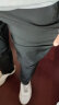 摩尔先生【2条】裤子男夏季冰丝薄款休闲裤男士直筒宽松商务运动工装长裤 K8022黑色+8021黑色【两件装】 XL（120-135斤） 晒单实拍图