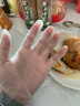 美丽雅一次性手套食品级100只 大号PVC家务厨房洗碗清洁加厚橡胶手套 实拍图