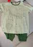 京东京造儿童睡衣夏季桉树皮衣服10A抗菌棉家居服超薄套装男女童装森林绿 实拍图