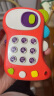 babycare儿童玩具手机宝宝趣味电话仿真多功能双语音乐电话玩具弗雷橙 实拍图