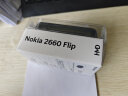 诺基亚 NOKIA 2660 Flip 4G 移动联通电信 双卡双待  翻盖手机 备用手机 老人老年手机 学生手机 黑色 实拍图