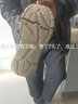 Langyanxuan雪地靴男冬季棉鞋男加绒加厚保暖休闲靴子男防滑马丁靴韩版时尚棉 D013灰白 41 (255mm) 实拍图
