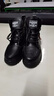 啄木鸟品牌【断码处理】真软皮雪地靴女士2025新款冬季加绒保暖马丁靴厚 黑色黑毛绒 37 (235mm) 实拍图