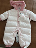 巴拉巴拉童装婴儿羽绒服连体衣宝宝2025新款冬装加厚保暖哈衣爬服萌趣造型 粉色小猫-白鸭绒 73 cm-充绒量74g 实拍图