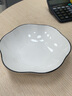 司晨高级感家用陶瓷不规则碟子小盘子菜盘爱心盘精致碗碟套装餐具餐盘 梅花碗 实拍图
