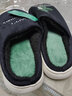 安尚芬棉拖鞋男士秋冬季新款加绒保暖室内居家厚底防滑月子棉鞋女款 黑色【小恐龙】 40-41 实拍图