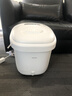 飞利浦（PHILIPS）【小白桶】足浴按摩器泡脚桶循环加热电动按摩养生洗脚盆UV杀菌软胶泡脚盆送父母节日礼物 3207F 分区按摩 杀菌恒温【舒适躺泡】 实拍图