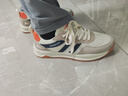 公牛世家休闲鞋2025男士夏季新款老爹鞋网面运动跑步鞋子男 米色 43 实拍图