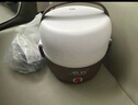 领锐（lingrui） 便携式电热饭盒插电保温饭盒自动蒸煮加热饭菜锅自热煮饭神器上班族便当带饭蒸饭器 咖啡色三层 实拍图