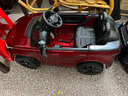 携手路虎儿童电动汽车四轮四驱玩具车可坐人越野童车锂电 四驱烤漆红全功能+低门+皮座 实拍图