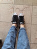 匡威（Converse）官方All Star Lift女低帮帆布鞋典厚底鞋黑色560250C 黑色/560250C 35 实拍图