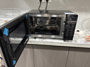 格兰仕（Galanz）变频微波炉烤箱一体机 不锈钢内胆家用25升大容量一级能效平板式光波炉G90F25CSPV-BM1(G0) 实拍图