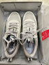 李宁板鞋男鞋子秋冬2025新款增高男士透气休闲百搭经典高端颜值运动鞋 米白色/风铃灰【青云】 41 (255mm) 实拍图