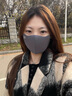 斐卡薇高颜值保暖口罩女秋冬季防风防寒时尚3d立体户外骑行面罩护眼角 3只装【黑色+黑色+灰色】 实拍图