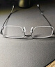 WAN XIN 新款 1.67超薄高清防蓝光镜片男可配度数送商务眼镜框女Z 9917黑银 大脸不夹小脸不掉 配万新1.67MR-7超薄防蓝光镜片 实拍图
