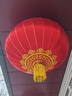 旭瑰大红灯笼户外防水防晒直径广告国庆节日装饰春节新年大门口铁口绸 150# 直径 1个 100cm 实拍图