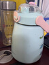 富光 大肚保温杯大容量女高颜值儿童学生吸管水杯子网红大肚杯1000ml 风信蓝1000ml【316L不锈钢】 实拍图