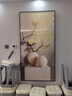 墨派（Mopai）现代轻奢客厅沙发背景墙装饰画2025新款叠加画极简高级感挂画 背有靠山 240x65(适合3.5米沙发)镶钻画 实拍图