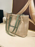 爱情海草编包包女包托特包大容量单肩手提包生日礼物高级感送女友老婆 【绿色】高级感实用品牌百搭 时尚通勤休闲潮流ins风轻奢高档 实拍图