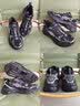茵宝（Umbro）纪元鞋R909男鞋运动鞋情侣复古休闲鞋时尚厚底鞋 黑色/银色 40 实拍图