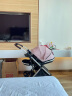 酷贝乐（coballe）婴儿推车可坐可躺轻便折叠双向高景观婴儿车新生儿宝宝bb手推车 珀尔里粉（轻巧便携+遮阳防蚊） 实拍图