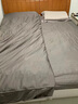水星系列家纺轻奢180支双股长绒棉四件套全棉被套纯棉床笠床单1.8床上用品 迪梦-山灰 2.0m 床单款 被套220*240cm-四件套 实拍图