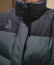 杰克·琼斯（JACK&JONES）冬季新款男士时尚休闲百搭上衣字母刺绣立领拼色羽绒服外套男装 黑色-E40 170/92A/S 实拍图