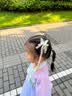 迈米德汉服头饰女儿童古代发卡宝宝古风头花小女孩发带发夹女童古装发饰 绿色蝶舞一对 实拍图