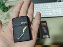 ZIPPO黑裂漆打火机 之宝正版基础款磨砂煤油防风火机送男生生日礼物 天长地久套装 实拍图