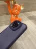 韵宁 自带镜头膜高级感黑色适用苹果16promax手机壳iphone手机保护套壳膜一体透明简约耐脏全包防摔壳 【钛原色-自带镜头膜】 iPhone15ProMax 实拍图