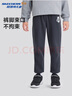 Skechers斯凯奇男女童儿童新款学生宽松舒适休闲时尚长裤L424K063 奥德赛灰/026R/加绒 160 cm 实拍图