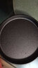 厨荐铸铁平底锅煎锅无涂层不粘煎饼手抓饼烙饼锅鏊子家用披萨烤盘 【0涂层】木柄+铲子油刷 19.5cm 实拍图