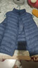 鸭鸭冬装羽绒马甲男轻薄款修身短款保暖运动冬季防寒外套KX 雾霾蓝 L /175 实拍图