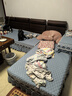 漫姿娜沙发套万能全包通用无需测量一套沙发垫四季防滑坐垫整套简约现代 罗曼升级加厚-蓝色 定制尺寸/贵妃一体【联系客服】 实拍图