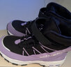 Skechers斯凯奇儿童绒绒靴雪地靴保暖男童棉鞋防寒加绒高帮女童靴660092L 女童/黑色/薰衣草色/BKLV 37 实拍图