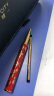 英雄（HERO）钢笔H72 12K金笔尖 梅花90周年纪念收藏高端商务礼盒套装 免费刻字 梅花红90周年纪念（两笔头） 晒单实拍图