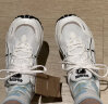 亚瑟士（asics）ASICS男鞋女鞋透气休闲鞋透气慢跑鞋复古老爹鞋运动鞋 GEL-1090 冰川灰/灰褐色 38 晒单实拍图