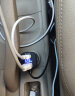 Mixsas 行车记录仪电源线 双USB接口车充多功能GPS点烟器插头转换连接线 【数显闪充版】MINI右弯头3.5米 晒单实拍图