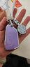 苏萌大众高尔夫8汽车钥匙套车id4xcrozz凌渡L包id3女id6揽境途昂壳扣 【D款】紫壳+带钻车标+白编织绳 实拍图