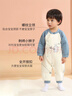 棉芹婴儿连体衣服纯棉秋冬季棉服加厚长袖保暖宝宝三层夹棉新生儿冬装 粉色小狮子【2件装】（保暖款） 73码(建议7-9个月15-18斤) 实拍图