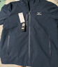 美津浓（MIZUNO）户外夹克男连帽梭织透气情侣锋衣加绒加厚加棉外套男上衣 实拍图
