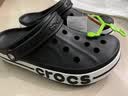 卡骆驰（CROCS）洞洞鞋贝雅卡骆班男鞋夏新款户外平底拖鞋沙滩鞋涉水鞋凉鞋205089 黑色/白色/正码正拍/拍前联系客服 42-43 (270mm) M9W11 实拍图
