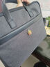 得力（deli）简约高级公文包 加宽商务男女职业文件袋事务包手提包资料袋 深灰63751 实拍图