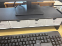 正青春电脑增高架台式显示器底座支架垫高带抽屉电脑桌办公室桌面置物架 黑色双层【4抽屉+送笔筒】 晒单实拍图