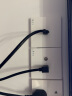 绿联（UGREEN）六类网线 CAT6类纯铜千兆网络连接线 电脑宽带高速网线 墙壁面板电视网络跳线 直对弯1米 30833 实拍图