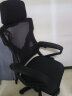 VWINPER 电脑椅家用人体工学椅子办公椅学生学习椅写字书房电竞游戏躺椅 黑框黑网+脚托 实拍图