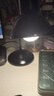微光里 铁艺台灯学习 卧室床头学生网课阅读写字办公宿舍儿童书房小夜灯 铁艺台灯【黑色+5w三色灯泡】 实拍图
