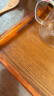 千年恋木实木手提托盘家用酒店餐厅长方形零食点心水果干果盘茶盘 TP0236 实拍图